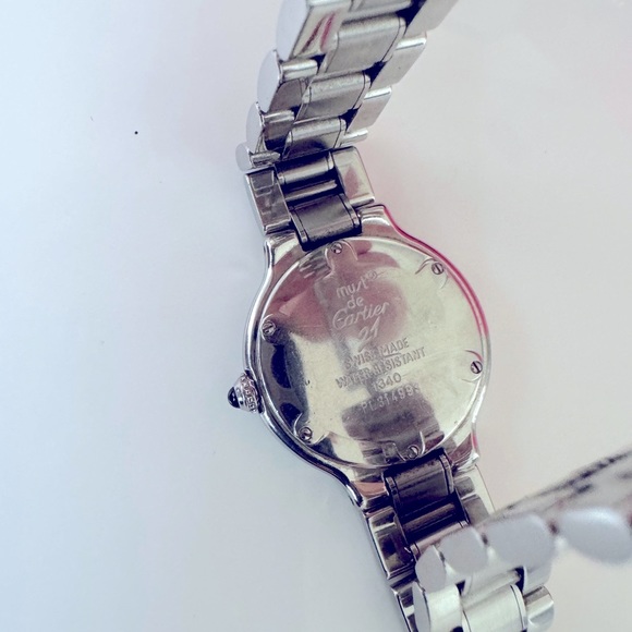 Mint Must 21 de Cartier Watch - ladies. Excellent condition - Picture 8 of 16
